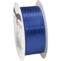 Satinband, 3 mm - Blau von Blau