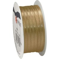 Satinband, 3 mm - Gold von Gold