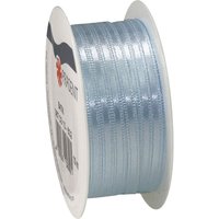 Satinband, 3 mm - Hellblau von Blau