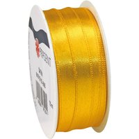 Satinband, 10 mm - Gelb von Gelb
