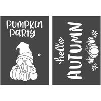 VBS Schablonen-Set "Autumn & Pumpkin", A4 von VBS