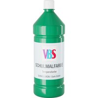 VBS Schulmalfarbe, 1000 ml - Dunkelgrün von VBS