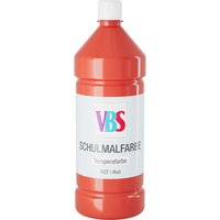 VBS Schulmalfarbe, 1000 ml - Rot von VBS