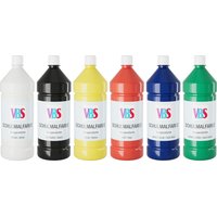 VBS Schulmalfarbe, 6er-Set - Basic VBS Schulmalfarbe, 6er-Set - Basic von VBS