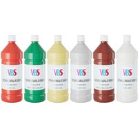 VBS Schulmalfarbe, 6er-Set - X-Mas von VBS
