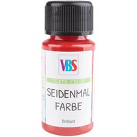 VBS Seidenmalfarbe, 50 ml - Karminrot von Rot