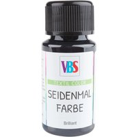 VBS Seidenmalfarbe, 50 ml - Tiefschwarz von Schwarz