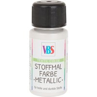 VBS Stoffmalfarbe "Metallic" - Weiß von Weiß