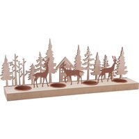 VBS Teelichthalter "Rehe im Wald" von Beige