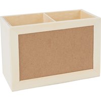 VBS Utensilienbox mit 2 Fächern von Beige