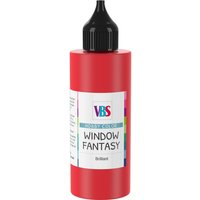 VBS Window Fantasy, 85 ml - Hochrot von Rot