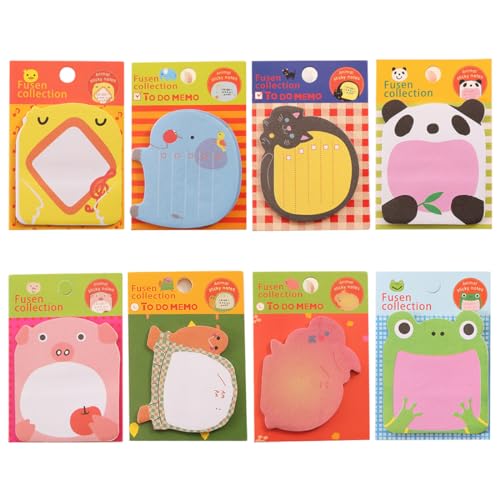 VBSJAH Memo-Kratzer, 16 Kleine Blöcke für Kinder Mitgebsel Haftnotizen Klebezettel Tier Design Kleine Geschenke für Kinder, blanko Lernkarten, Lesezeichen, DIY-Grußkarte VBSJAH Memo-Kratzer, 16 Kleine Blöcke für Kinder Mitgebsel Haftnotizen Klebezettel Tier Design Kleine Geschenke für Kinder, blanko Lernkarten, Lesezeichen, DIY-Grußkarte von VBSJAH