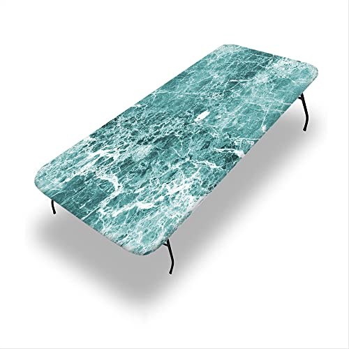 VBTGVE Rechteckige Marmor-Tischdecke, Marmor-Textur, geeignet für rechteckige Tische, Inneneinrichtung, passend für rechteckige Tische mit den Maßen 111,8 x 193 cm VBTGVE Rechteckige Marmor-Tischdecke, Marmor-Textur, geeignet für rechteckige Tische, Inneneinrichtung, passend für rechteckige Tische mit den Maßen 111,8 x 193 cm von VBTGVE