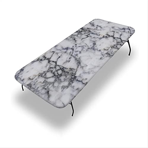 VBTGVE Rechteckige Marmor-Tischdecke, Marmor-Textur, geeignet für rechteckige Tische, Inneneinrichtung, passend für rechteckige Tische mit den Maßen 76,2 x 228,6 cm VBTGVE Rechteckige Marmor-Tischdecke, Marmor-Textur, geeignet für rechteckige Tische, Inneneinrichtung, passend für rechteckige Tische mit den Maßen 76,2 x 228,6 cm von VBTGVE