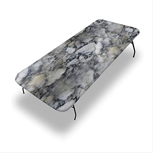 VBTGVE Rechteckige Marmor-Tischdecke, Marmor-Textur, geeignet für rechteckige Tische, Inneneinrichtung, passend für rechteckige Tische mit den Maßen 76,2 x 228,6 cm VBTGVE Rechteckige Marmor-Tischdecke, Marmor-Textur, geeignet für rechteckige Tische, Inneneinrichtung, passend für rechteckige Tische mit den Maßen 76,2 x 228,6 cm von VBTGVE