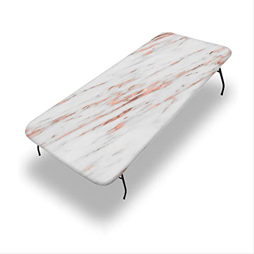 VBTGVE Rechteckige Marmor-Tischdecke, Marmor-Textur, waschbare Picknick-Tischdecke, flexible Tischdecke, passend für rechteckige Tische, 76,2 x 152,4 cm VBTGVE Rechteckige Marmor-Tischdecke, Marmor-Textur, waschbare Picknick-Tischdecke, flexible Tischdecke, passend für rechteckige Tische, 76,2 x 152,4 cm von VBTGVE