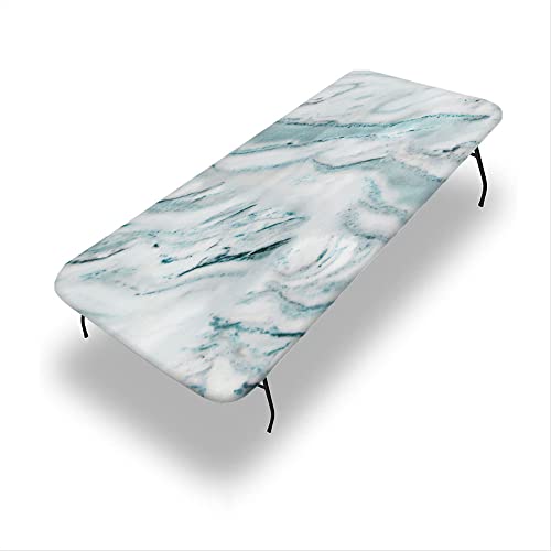 VBTGVE Rechteckige Marmor-Tischdecke, Marmor-Textur, waschbare Picknick-Tischdecke, flexible Tischdecke, passend für rechteckige Tische, 76,2 x 228,6 cm VBTGVE Rechteckige Marmor-Tischdecke, Marmor-Textur, waschbare Picknick-Tischdecke, flexible Tischdecke, passend für rechteckige Tische, 76,2 x 228,6 cm von VBTGVE