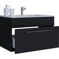 VCM my bath Badmöbel-Set Badinos 914842 schwarz 80,0 x 46,0 x 50,0 cm von VCM my bath