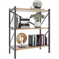 VCM my home Bücherregal Insasi honigeiche 66,0 x 34,0 x 85,0 cm, 1 St. von VCM my home