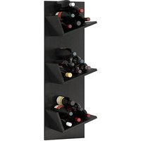 VCM my home Weinregal Vinosi schwarz 33,0 x 25,6 x 106,5 cm von VCM my home