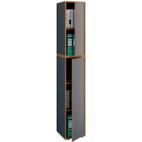 VCM my office Aktenschrank Salia, 920800 anthrazit, honig-eiche 4 Fachböden 30,0 x 32,0 x 182,7 cm VCM my office Aktenschrank Salia, 920800 anthrazit, honig-eiche 4 Fachböden 30,0 x 32,0 x 182,7 cm von VCM my office