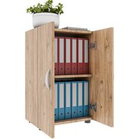 VCM my office Aktenschrank Ulas, 918429 eiche 1 Fachboden 49,0 x 34,0 x 74,0 cm von VCM my office