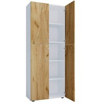 VCM my office Aktenschrank XXL Lona, 919598 weiß, honig-eiche 4 Fachböden 70,0 x 39,0 x 183,0 cm VCM my office Aktenschrank XXL Lona, 919598 weiß, honig-eiche 4 Fachböden 70,0 x 39,0 x 183,0 cm von VCM my office