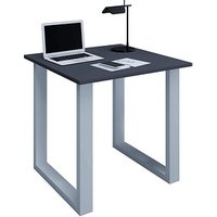 VCM my office Lona Schreibtisch anthrazit quadratisch, U-Fuß-Gestell silber 80,0 x 80,0 cm VCM my office Lona Schreibtisch anthrazit quadratisch, U-Fuß-Gestell silber 80,0 x 80,0 cm von VCM my office
