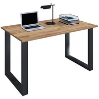 VCM my office Lona Schreibtisch honig-eiche rechteckig, U-Fuß-Gestell schwarz 80,0 x 50,0 cm VCM my office Lona Schreibtisch honig-eiche rechteckig, U-Fuß-Gestell schwarz 80,0 x 50,0 cm von VCM my office