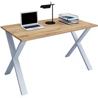 VCM my office Lona Schreibtisch honig-eiche rechteckig, X-Fuß-Gestell silber 80,0 x 50,0 cm VCM my office Lona Schreibtisch honig-eiche rechteckig, X-Fuß-Gestell silber 80,0 x 50,0 cm von VCM my office