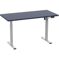 VCM my office Lona elektrisch höhenverstellbarer Schreibtisch anthrazit rechteckig, T-Fuß-Gestell silber 160,0 x 80,0 cm VCM my office Lona elektrisch höhenverstellbarer Schreibtisch anthrazit rechteckig, T-Fuß-Gestell silber 160,0 x 80,0 cm von VCM my office
