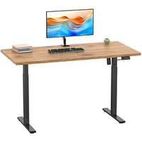 VCM my office Lona elektrisch höhenverstellbarer Schreibtisch honig-eiche rechteckig, T-Fuß-Gestell schwarz 160,0 x 80,0 cm VCM my office Lona elektrisch höhenverstellbarer Schreibtisch honig-eiche rechteckig, T-Fuß-Gestell schwarz 160,0 x 80,0 cm von VCM my office