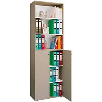 VCM my office Regalschrank 2XL Lona, 919151 grau 70,2 x 39,0 x 220,0 cm von VCM my office