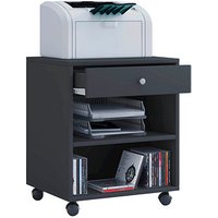 VCM my office Salda Rollcontainer schwarz 1 Auszug 45,0 x 38,0 x 54,0 cm von VCM my office