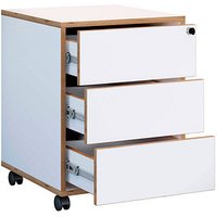 VCM my office Salia Rollcontainer weiß, honig-eiche 3 Auszüge 39,0 x 45,0 x 50,0 cm VCM my office Salia Rollcontainer weiß, honig-eiche 3 Auszüge 39,0 x 45,0 x 50,0 cm von VCM my office