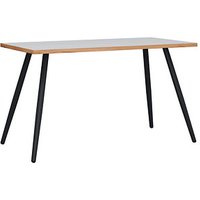 VCM my office Salia Schreibtisch weiß rechteckig, 4-Fuß-Gestell schwarz 138,0 x 80,0 cm VCM my office Salia Schreibtisch weiß rechteckig, 4-Fuß-Gestell schwarz 138,0 x 80,0 cm von VCM my office