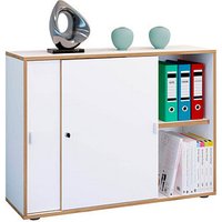 VCM my office Schiebetürenschrank Salia, 920734 honig-eiche, weiß 1 Fachboden 100,0 x 37,4 x 74,0 cm VCM my office Schiebetürenschrank Salia, 920734 honig-eiche, weiß 1 Fachboden 100,0 x 37,4 x 74,0 cm von VCM my office