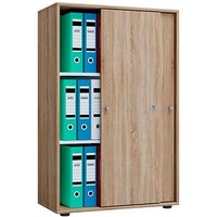 VCM my office Schiebetürenschrank XL Lona, 913949 eiche 2 Fachböden 70,0 x 37,0 x 110,0 cm VCM my office Schiebetürenschrank XL Lona, 913949 eiche 2 Fachböden 70,0 x 37,0 x 110,0 cm von VCM my office