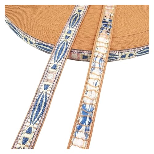 3 Yards 10–20 MM Retro-Jacquard, beträchtliches dickes Gurtband, Taschengurte, Band for DIY-Pferde- oder große Haustierhalsbänder, Kleidungsnähen FüR Diy-Projekte, Handarbeiten(15MM 3YARDS 13) von VCSZYAFX