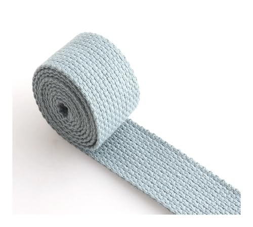 Baumwollgurtband, mehrere Farben, blau, 25 mm, Hundehalsband, Gurtband for Taschen, Schlüsselanhänger, Geldbörsengurt FüR Diy-Projekte, Handarbeiten(H) von VCSZYAFX