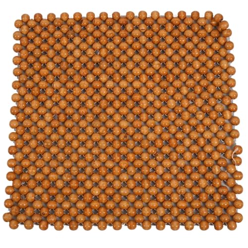VCSZYAFX Autositzkissen Holzperlen Stuhl Kunst Massagekissen Autositzkissen Autositzbezug Perlenpolster Beige VCSZYAFX Autositzkissen Holzperlen Stuhl Kunst Massagekissen Autositzkissen Autositzbezug Perlenpolster Beige von VCSZYAFX