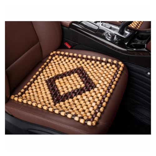 VCSZYAFX Holzperlen-Autositzkissen, atmungsaktiv, kühlend, for den Sommer, Sitz, Büro, Massage, Bezug, Matte for Auto, Büro, Zuhause(Style2) von VCSZYAFX