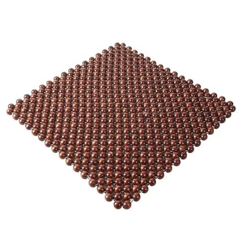 VCSZYAFX Sommer Auto Holzperlen Kissen Cooler Sitzschutz Holz Universal Sitzzubehör Auto Perlenbezug Kissen Autoinnenausstattung(Style2) von VCSZYAFX