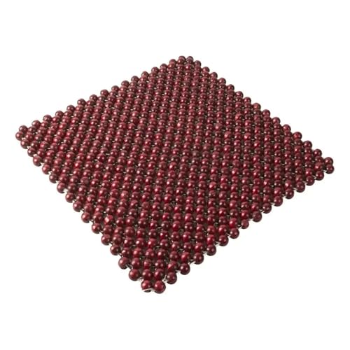 VCSZYAFX Sommer Auto Holzperlen Kissen Cooler Sitzschutz Holz Universal Sitzzubehör Auto Perlenbezug Kissen Autoinnenausstattung(Style3) von VCSZYAFX