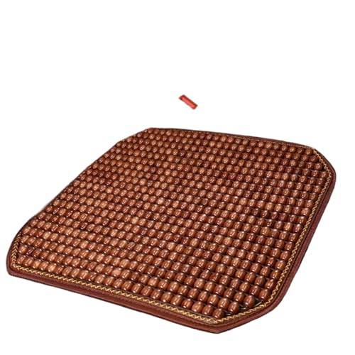 VCSZYAFX Sommer-Autositzkissen aus Holzperlen, Einzelstück, atmungsaktives, kühles Kissen, Stuhlkissen, Perlen-Sitzkissen, Einzel-Sitzkissen(Style2) von VCSZYAFX