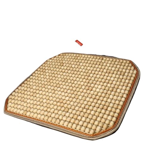 VCSZYAFX Sommer-Autositzkissen aus Holzperlen, Einzelstück, atmungsaktives, kühles Kissen, Stuhlkissen, Perlen-Sitzkissen, Einzel-Sitzkissen(Style4) von VCSZYAFX