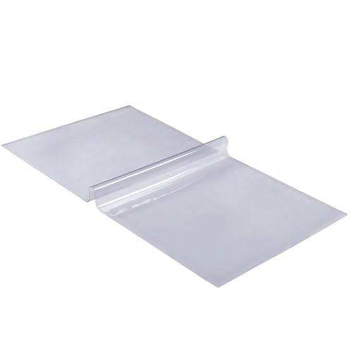 VCSZYAFX Tischfolie Durchsichtig Tablecloth Transparent Table Cloth 1.5mm Waterproof Kitchen Oil-Proof Table Mat Plastic Soft Glass Protector Cover FüR Wohnzimmertisch Restaurant(12 x 24in) von VCSZYAFX