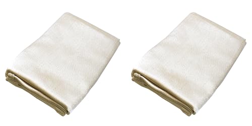 VCT robuste Fiberglas-Schweißdecke und Abdeckung mit Messingösen, Größe 1,2 m x 1,8 m, 2 Stück. von VCT