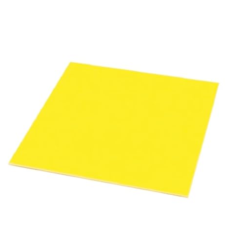 Epoxidharz-Platte, FR4 Fiberglas-Blattplatte, 2 mm Dicke, gelb, mehrere Größen(250x250mm) von VDCVADKYE