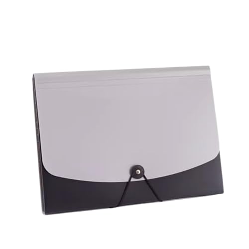 Expanding File Folder, Fächermappe A4 Akkordeon 13 Fächer Mehrfarbig(Black) von VDCVADKYE